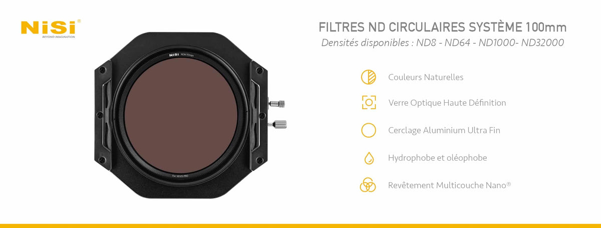 Filtres NiSi ND circulaires Système 100mm