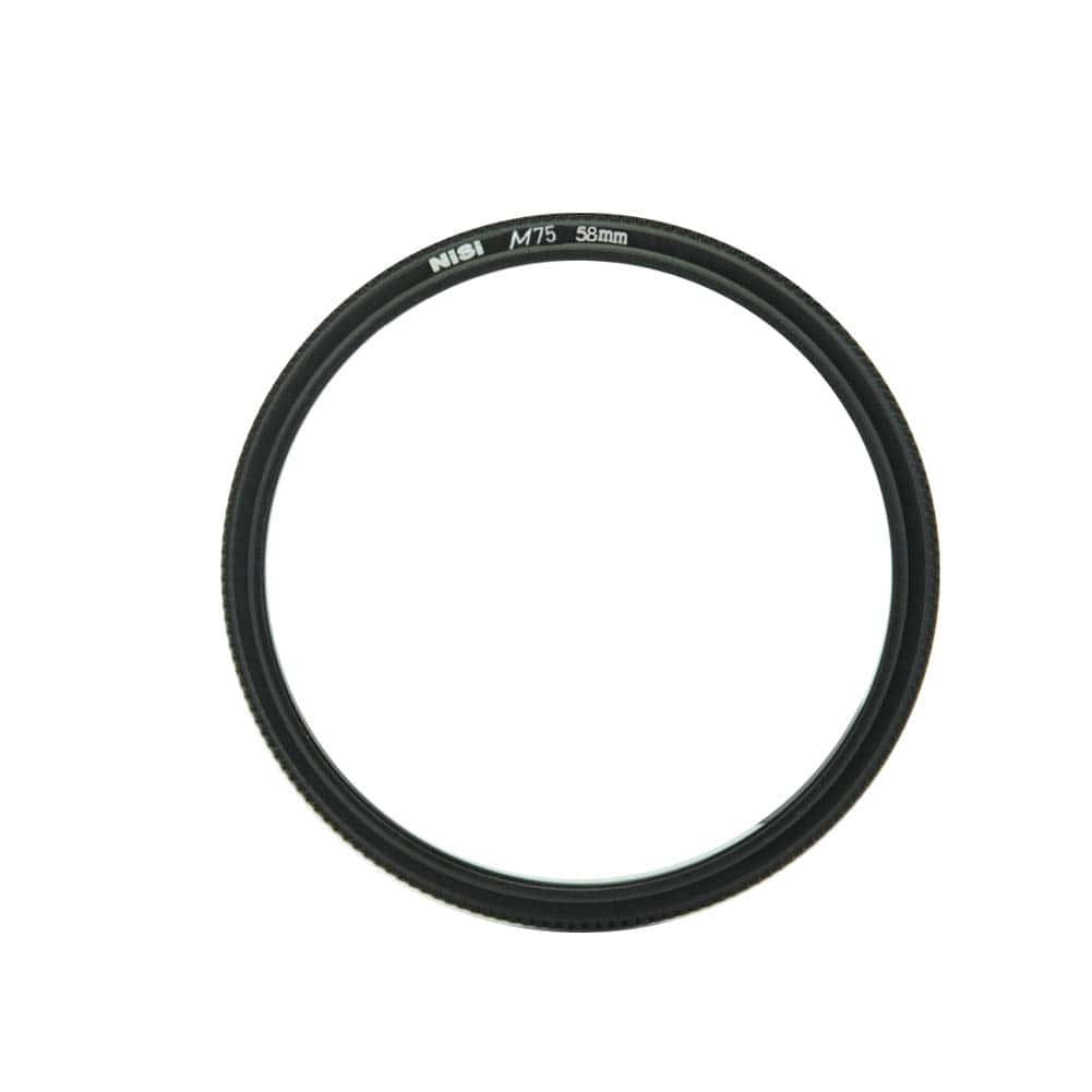 Bague d'adaptation NiSi 58mm pour Porte Filtre M75 Système 75mm