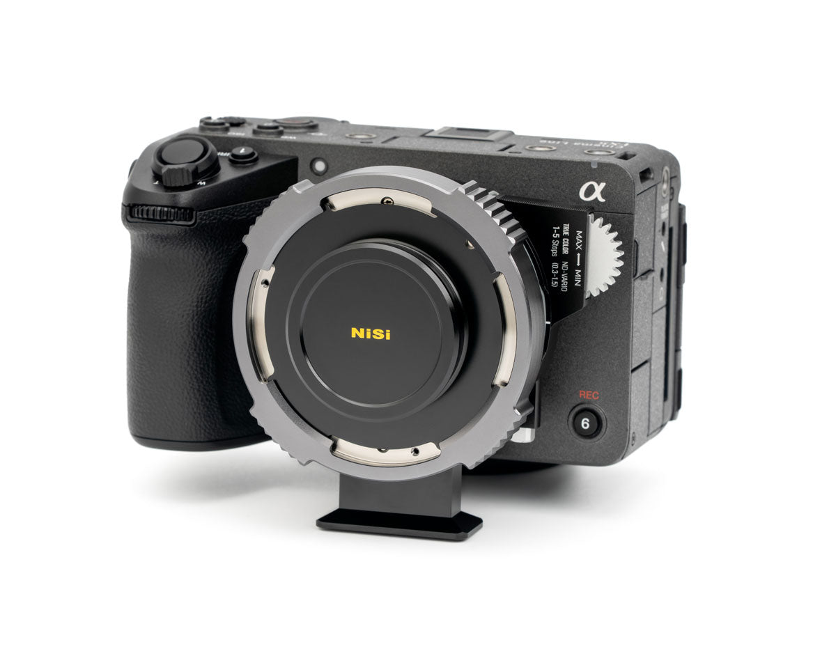 Adaptateur d’objectif NiSi PL-E avec système de filtres Drop-In – Monture PL vers Monture E Sony