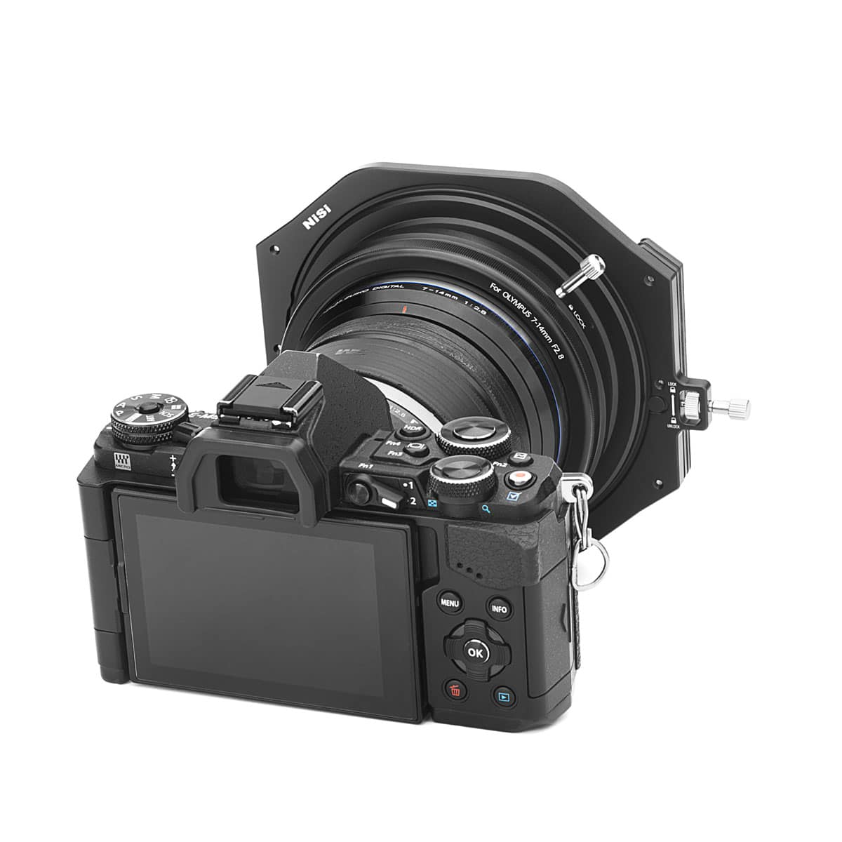 Porte Filtre NiSi 100mm pour Olympus M.Zuiko Digital ED 7 14mm F/2.8 Pro