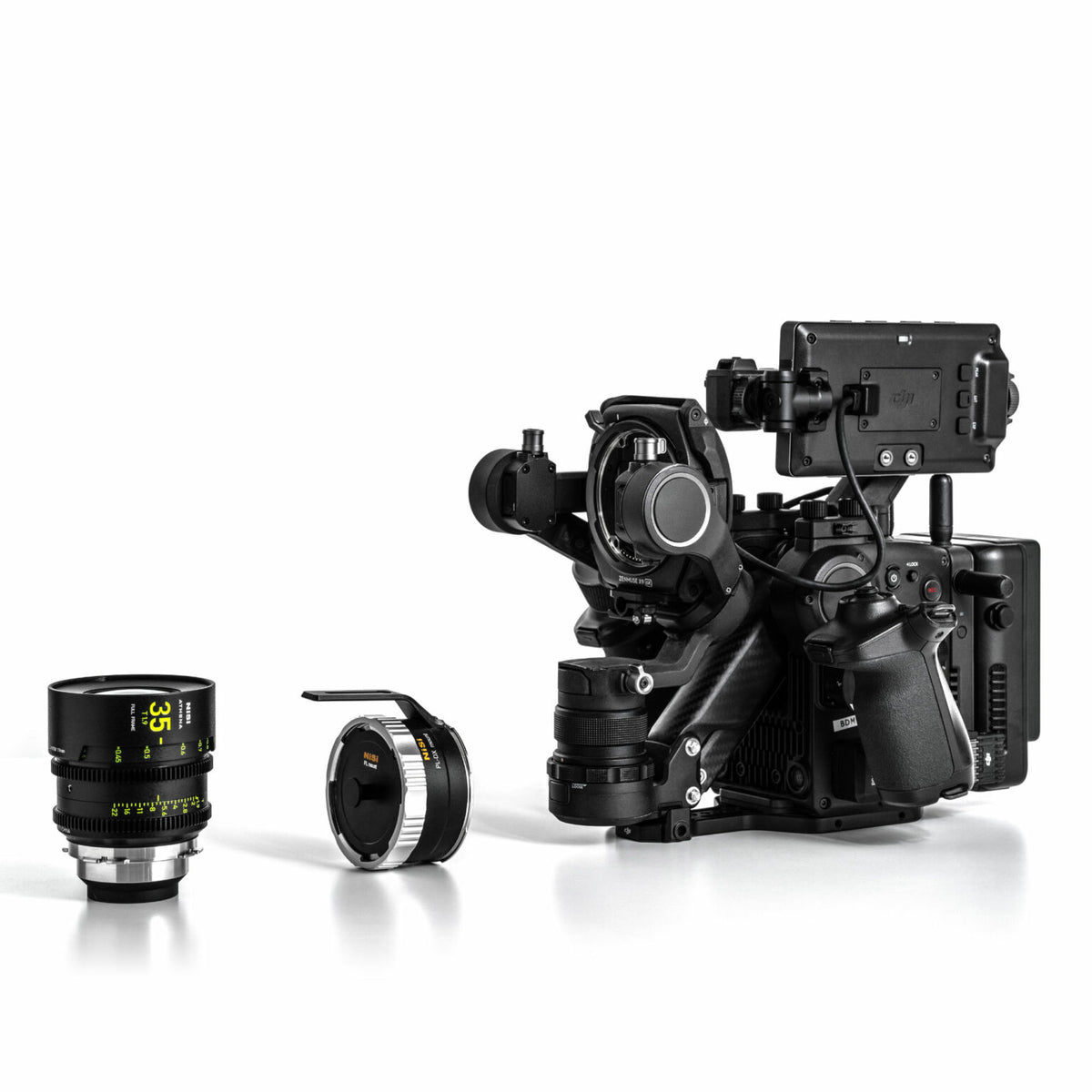Adaptateur d’objectif NiSi Athena PL-DJI DX – Monture PL vers monture DJI DX