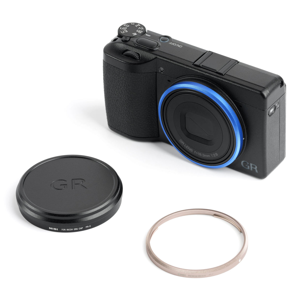 Kit NiSi pour Ricoh GR IV (2 bagues + Bouchon d’objectif)