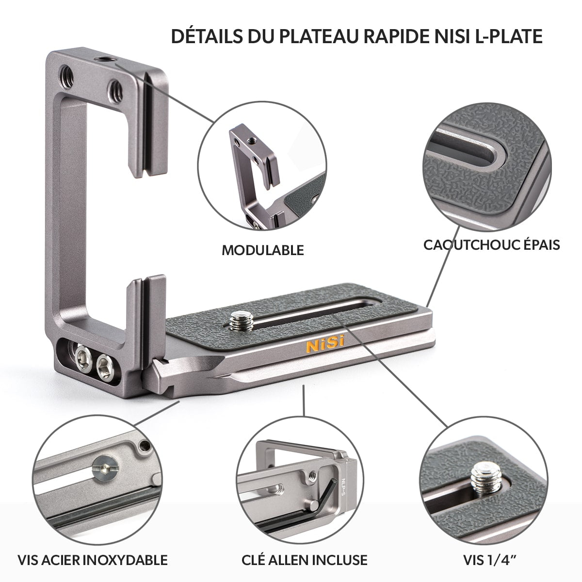Plateau Rapide NiSi L-Bracket