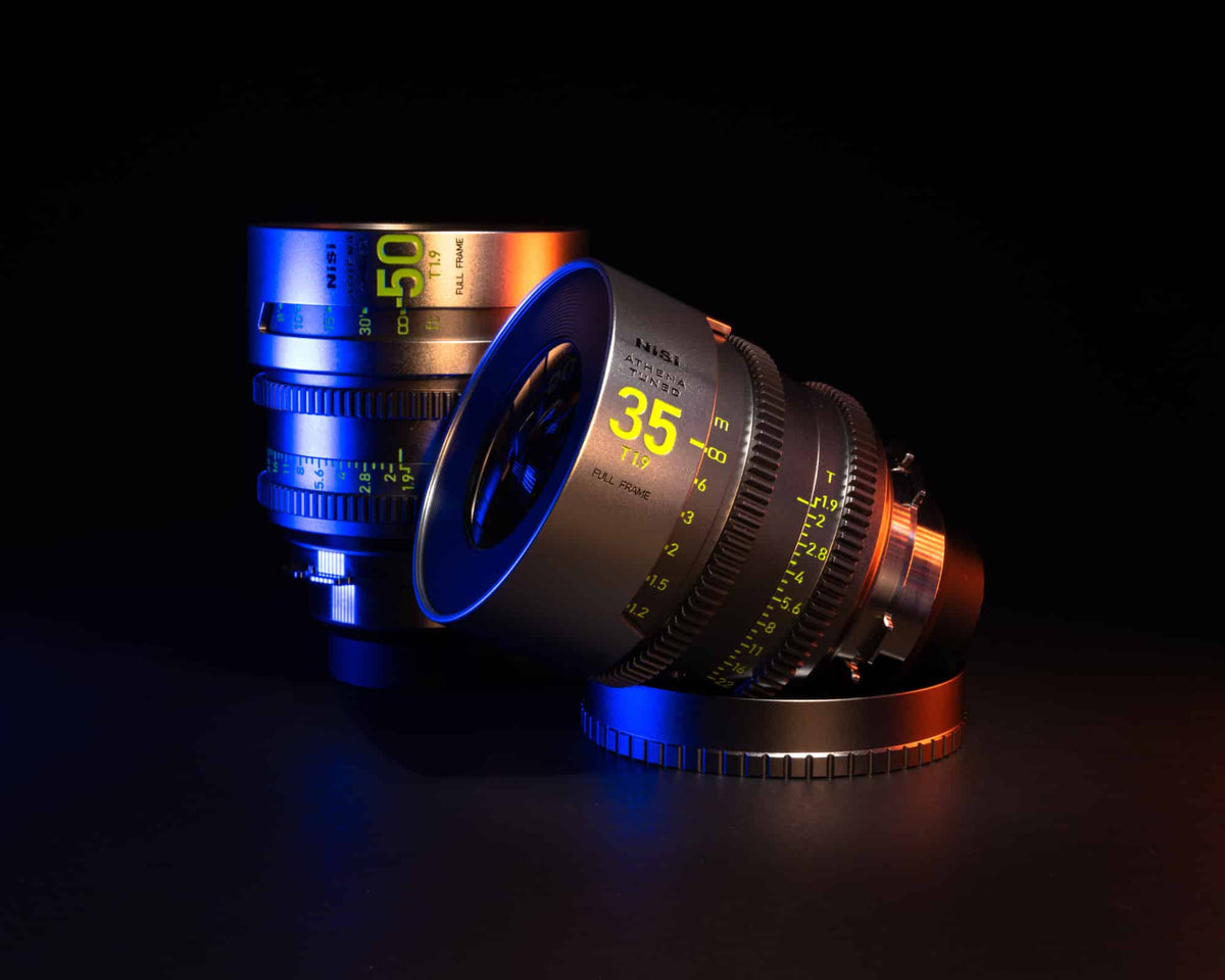 Kit d'objectifs NiSi Cinéma Athena Tuned Prime FF (Plein Format) - Monture PL (Arri) - Edition Limitée
