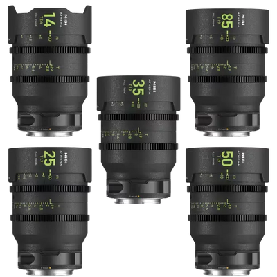 Kit d'objectifs NiSi Cinéma Athena Prime FF (Plein Format) – Monture E (Sony)
