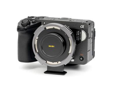 Adaptateur d’objectif NiSi PL-E avec système de filtres Drop-In – Monture PL vers Monture E Sony