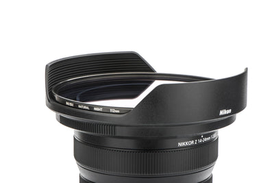 Filtre NiSi Natural Night 112mm pour Nikkor Z 14-24mm F/2.8 S