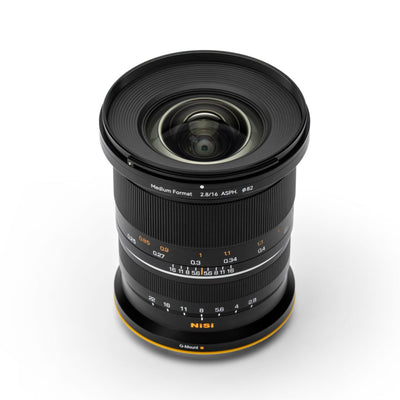 Objectif Grand Angle NiSi 16mm F2.8 ASPH - Moyen Format - Monture G Fujifilm