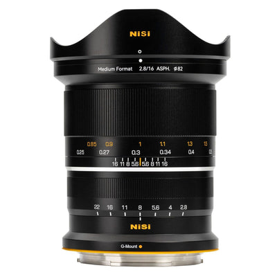 Objectif Grand Angle NiSi 16mm F2.8 ASPH - Moyen Format - Monture G Fujifilm