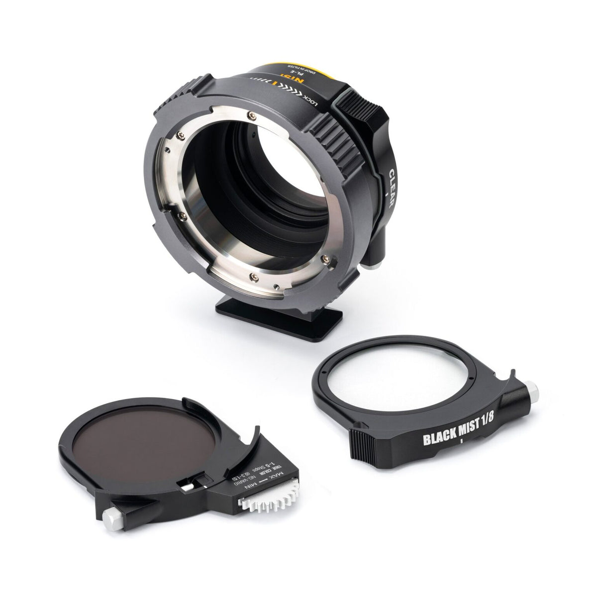 Adaptateur d’objectif NiSi PL-E avec système de filtres Drop-In – Kit Filmmaker