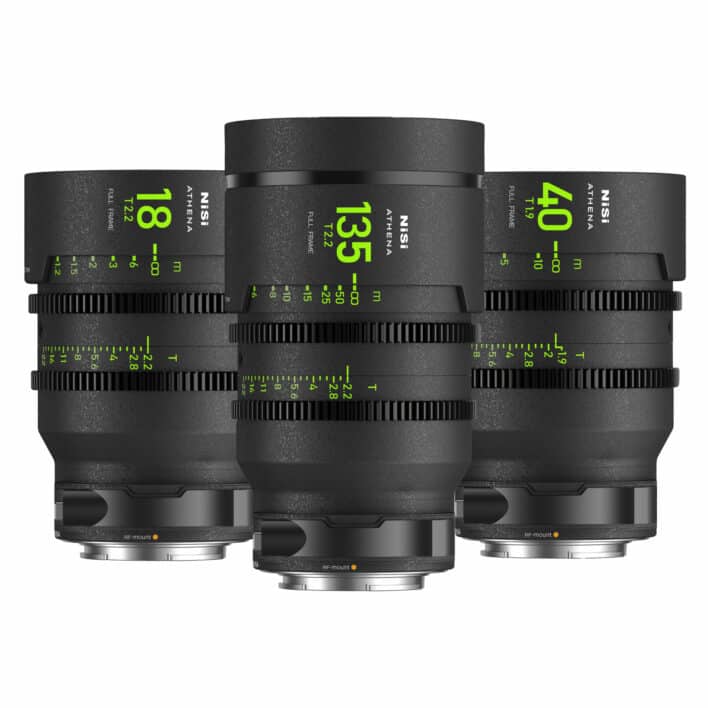Kit d'objectifs NiSi Cinéma ATHENA Prime FF (Plein Format) Add-On - Monture RF (CANON)