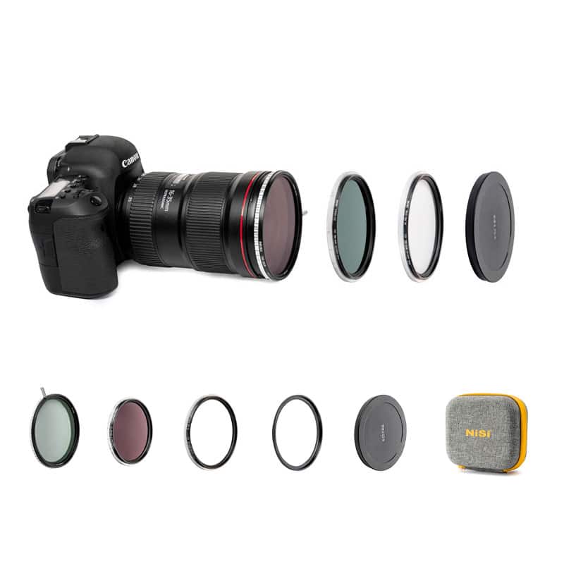 Kit NiSi SWIFT VND MiST (ND Variable True Color 1-5 Stops + ND 4 Stops + Black Mist 1/4)