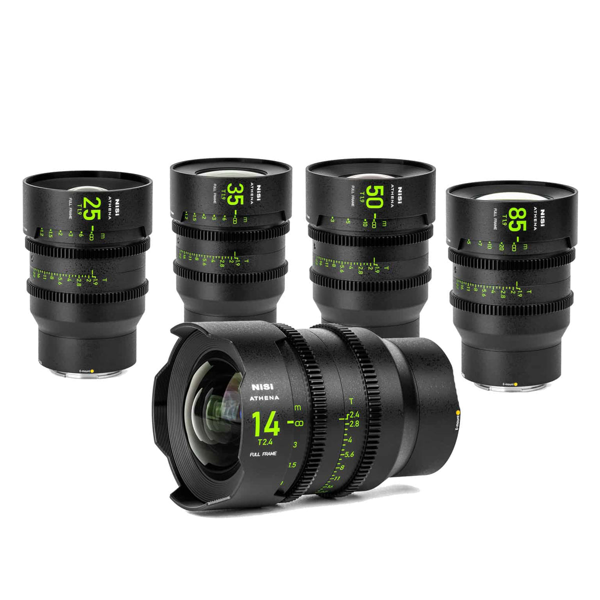 Objectifs NiSi Cinéma ATHENA Prime FF (Plein Format) - Monture E (SONY) Sans système de filtre Drop-in