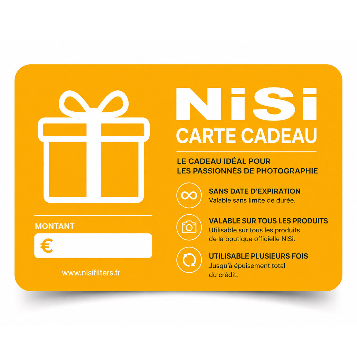 Carte cadeau NiSi France
