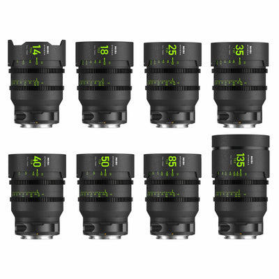 Kit d'objectifs NiSi Cinéma ATHENA Prime FF (Plein Format) MASTER – Monture E (SONY)