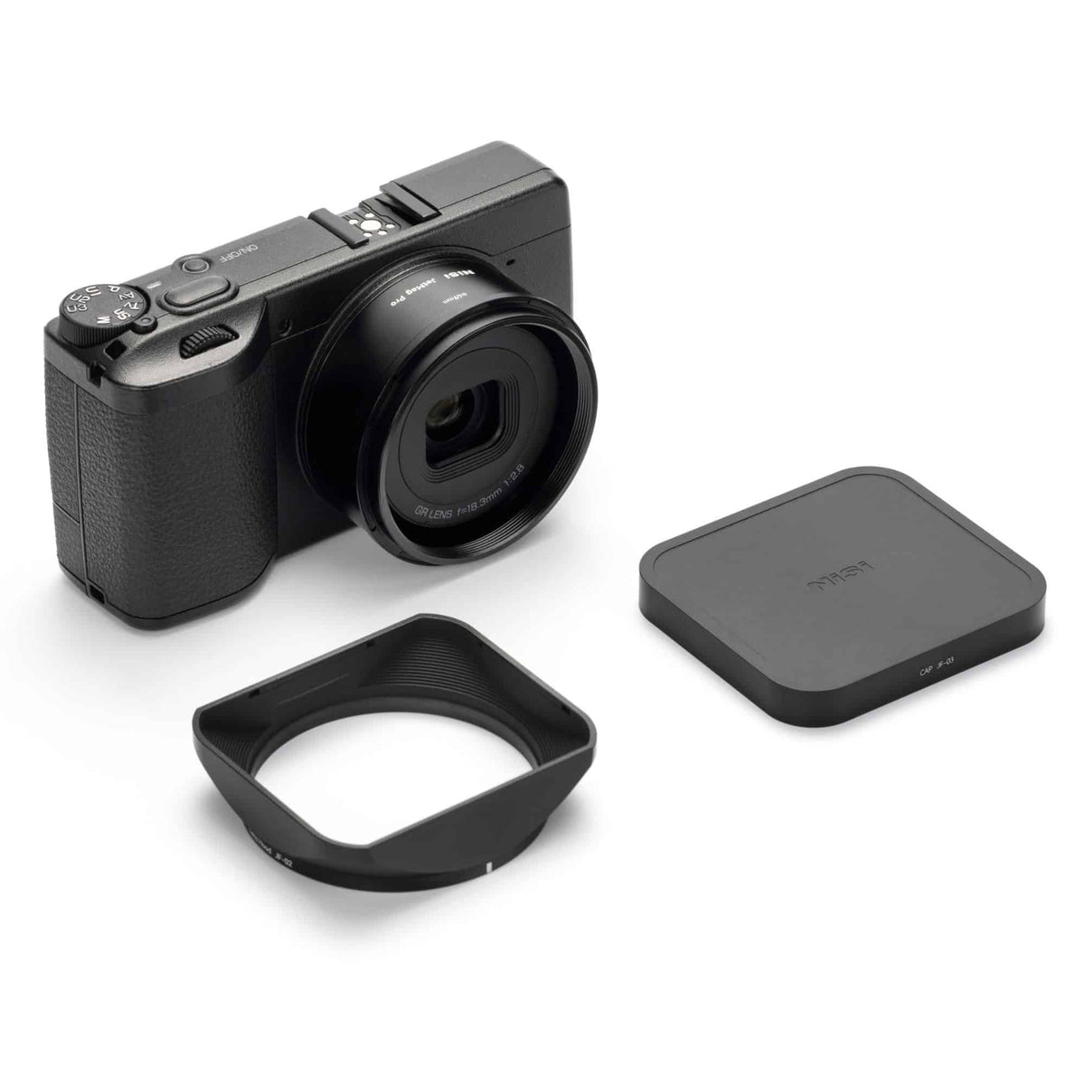 Kit NiSi Magnétique JetMag Pro pour Ricoh GR IV - Avec adaptateur 49mm + Pare-soleil et bouchon de protection magnétique