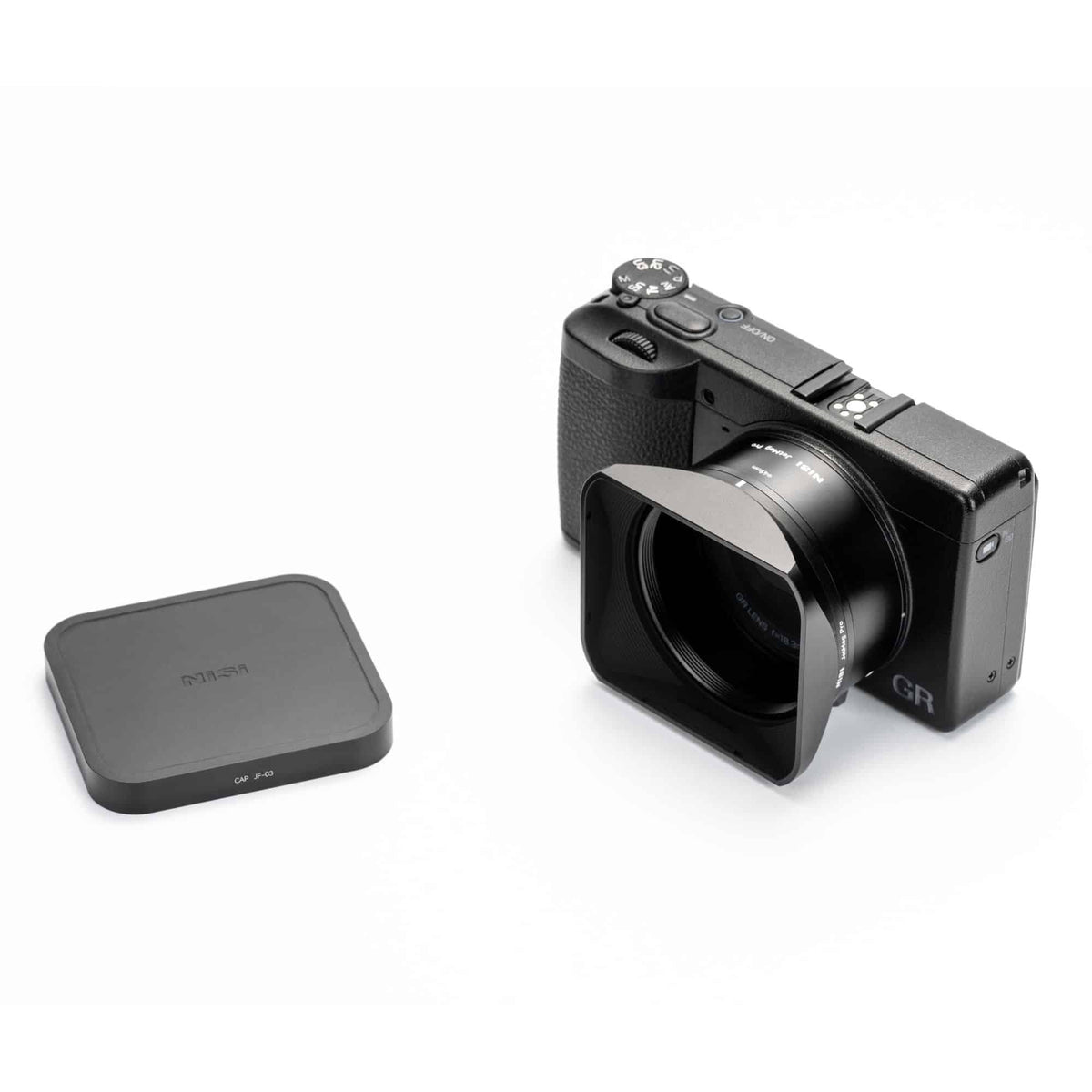 Kit NiSi Magnétique JetMag Pro pour Ricoh GR IV - Avec adaptateur 49mm + Pare-soleil et bouchon de protection magnétique