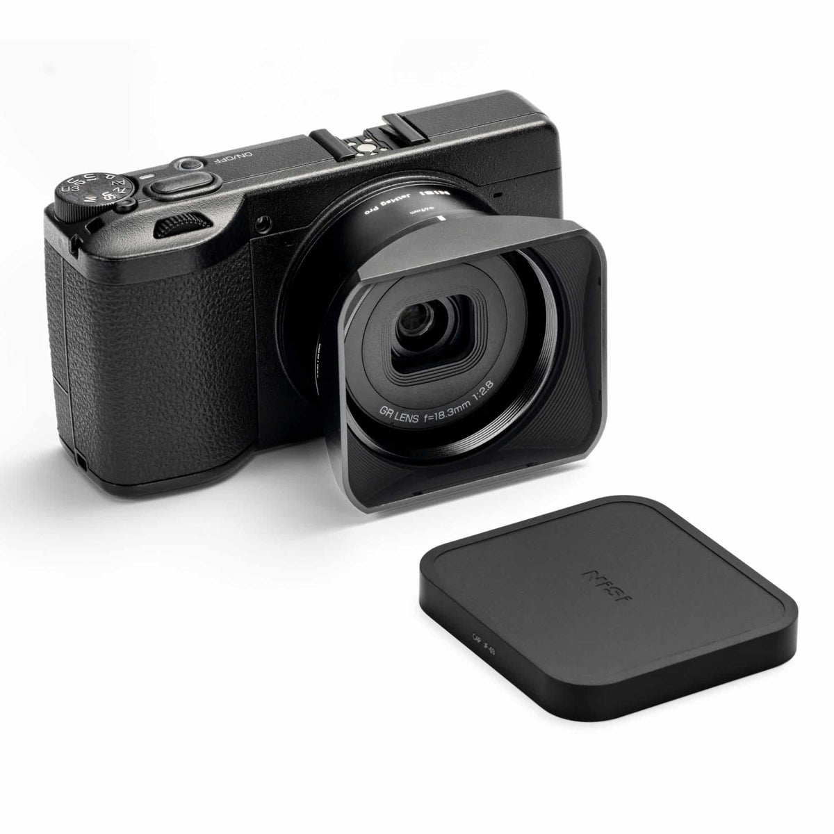 Kit NiSi Magnétique JetMag Pro pour Ricoh GR IV - Avec adaptateur 49mm + Pare-soleil et bouchon de protection magnétique
