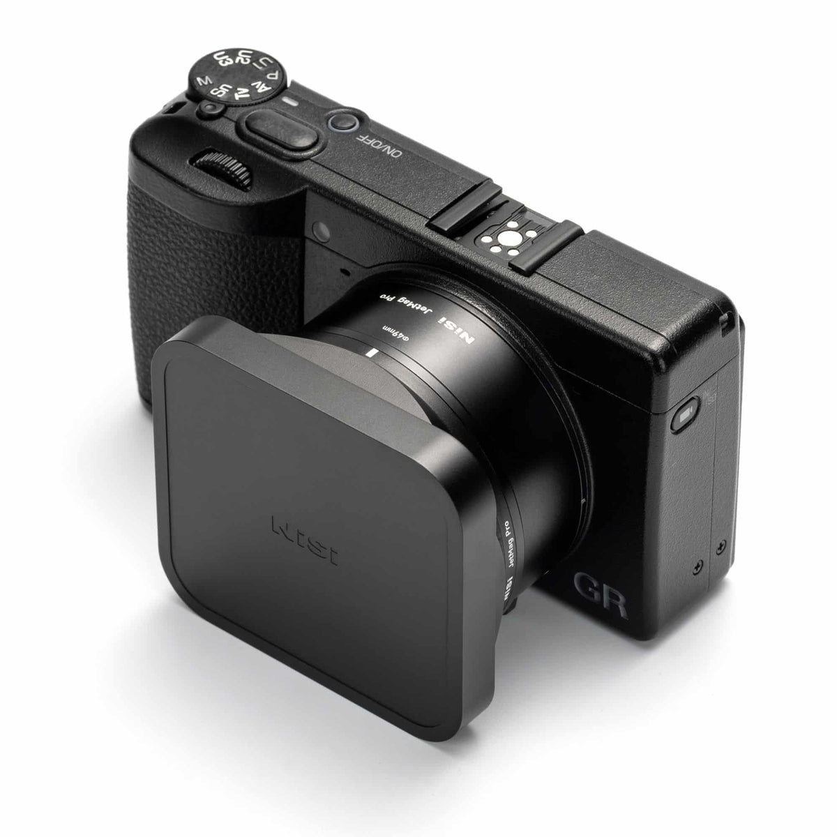 Kit NiSi Magnétique JetMag Pro pour Ricoh GR IV - Avec adaptateur 49mm + Pare-soleil et bouchon de protection magnétique