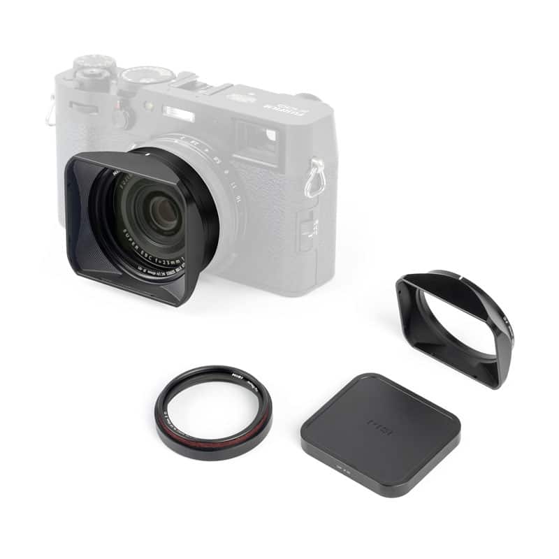 Kit NiSi Magnétique JetMag Pro pour Fuji Série X100 - Filtre NC UV avec adaptateur 49mm + Pare-soleil et bouchon de protection magnétique