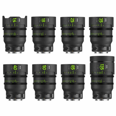 Kit d'objectifs NiSi Cinéma ATHENA Prime FF (Plein Format) MASTER– Monture L (PANASONIC) avec système de filtre Drop-in