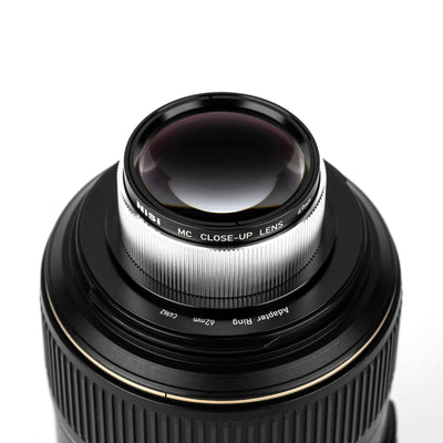 Kit NiSi Lentille Close-Up MC 49mm + Bagues d'adaptation 62mm et 67mm