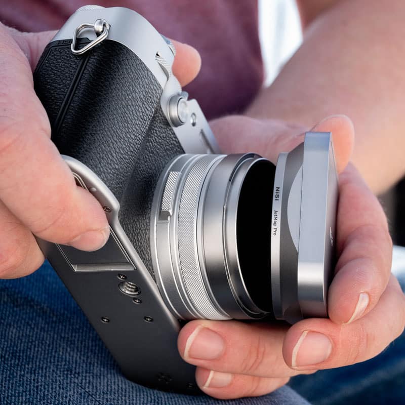 Kit NiSi Magnétique JetMag Pro pour Fuji Série X100 - Filtre NC UV avec adaptateur 49mm + Pare-soleil et bouchon de protection magnétique