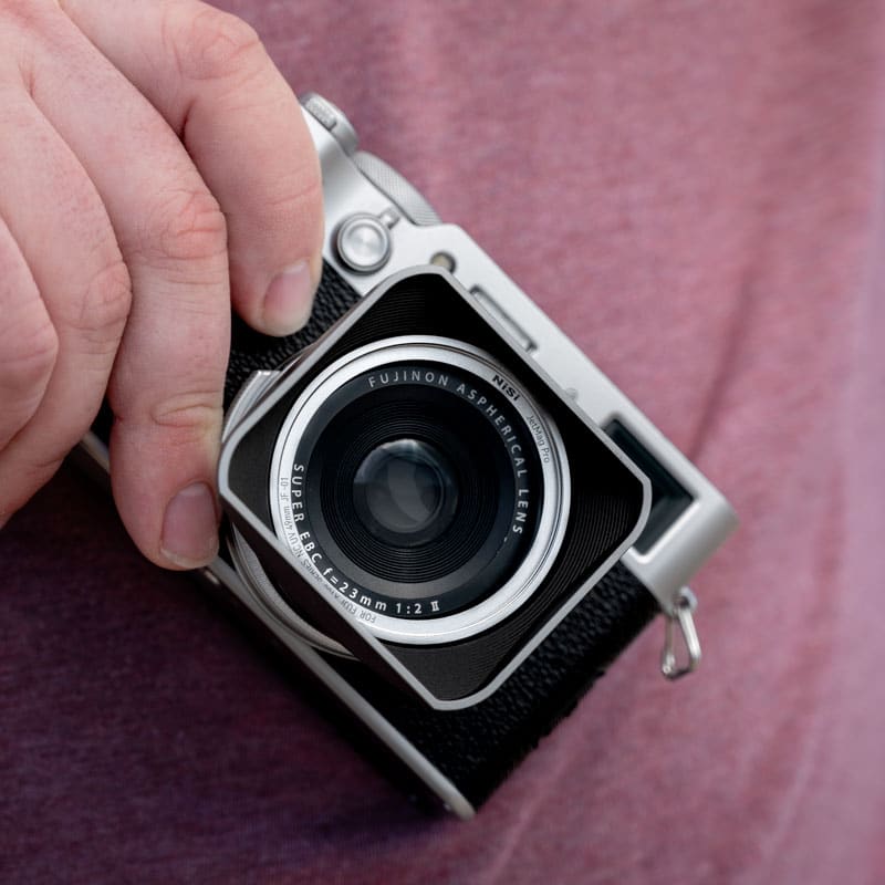 Kit NiSi Magnétique JetMag Pro pour Fuji Série X100 - Filtre NC UV avec adaptateur 49mm + Pare-soleil et bouchon de protection magnétique