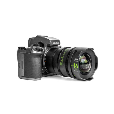 Kit d'objectifs NiSi Cinéma Athena Prime FF (Plein Format) – Monture L (Panasonic) avec système de filtre Drop-in