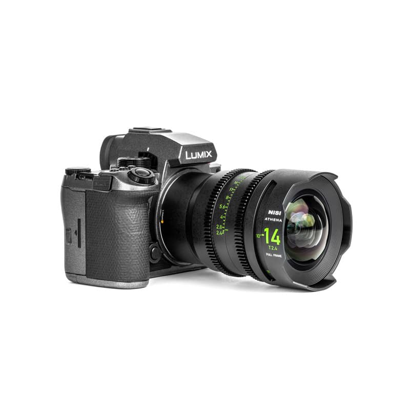 Kit d'objectifs NiSi Cinéma Athena Prime FF (Plein Format) – Monture L (Panasonic) avec système de filtre Drop-in