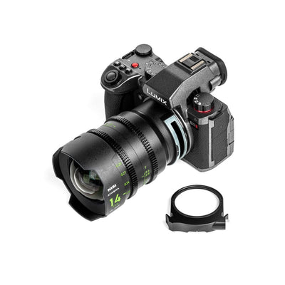 Kit d'objectifs NiSi Cinéma ATHENA Prime FF (Plein Format) Add-On – Monture L (PANASONIC) avec système de filtre Drop-in