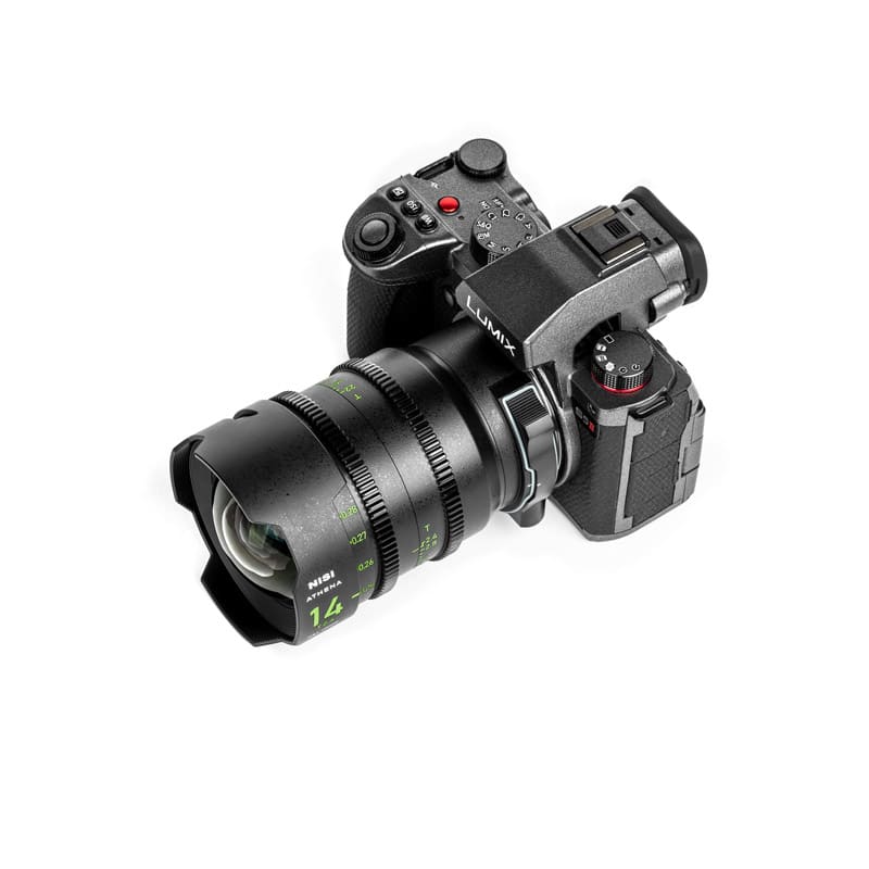 Kit d'objectifs NiSi Cinéma ATHENA Prime FF (Plein Format) Add-On – Monture L (PANASONIC) avec système de filtre Drop-in