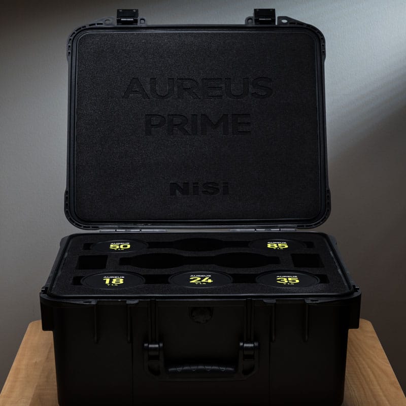 Kit d'objectifs NiSi Cinéma Aureus Prime FF (Plein Format) - Monture PL (Arri)