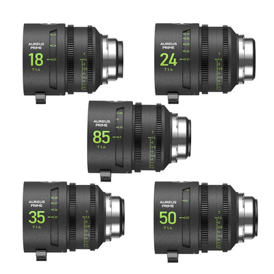 Kit d'objectifs NiSi Cinéma Aureus Prime FF (Plein Format) - Monture PL (Arri)