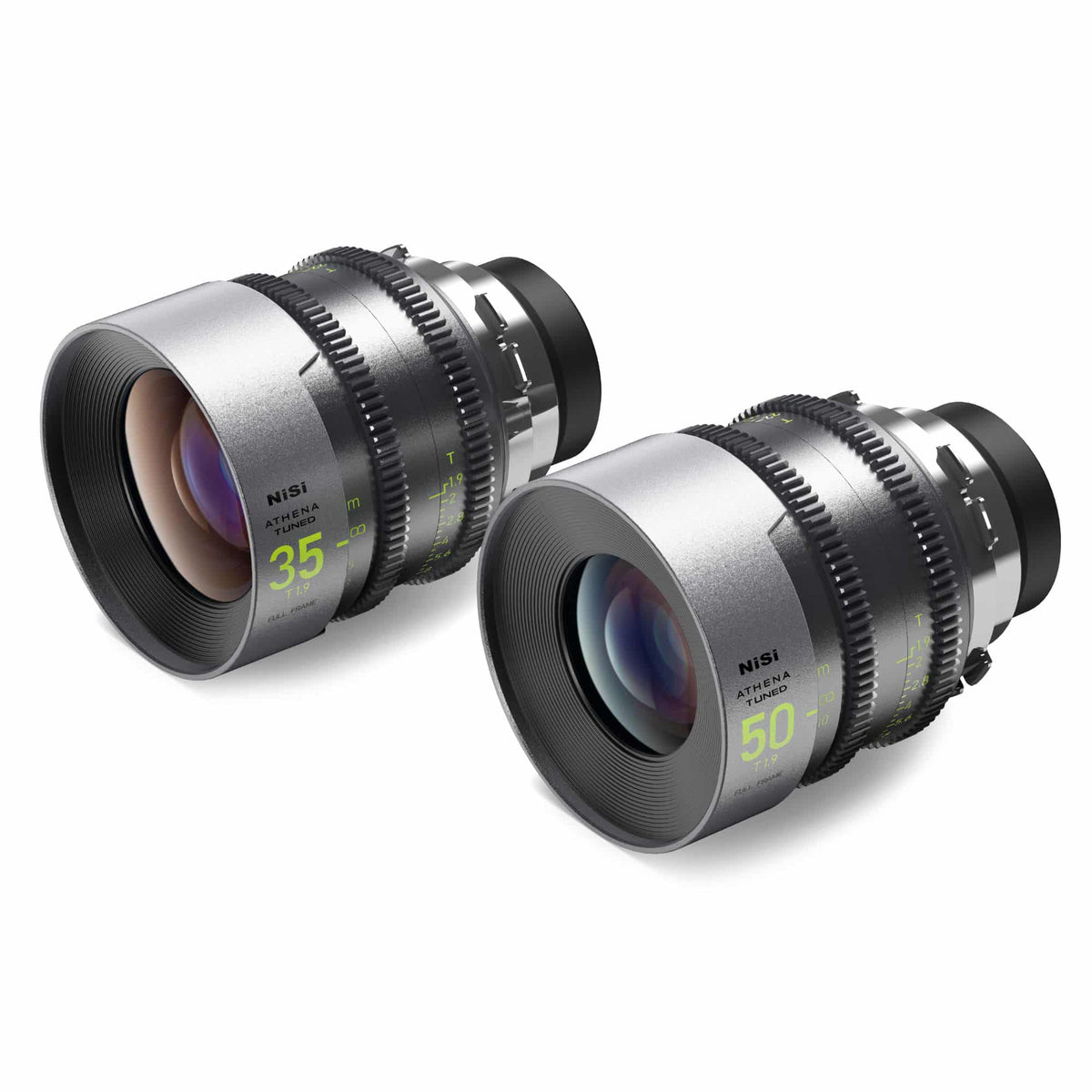 Kit d'objectifs NiSi Cinéma Athena Tuned Prime FF (Plein Format) - Monture PL (Arri) - Edition Limitée