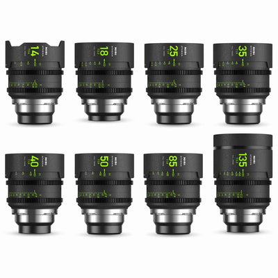 Kit d'objectifs NiSi Cinéma Athena Prime FF (Plein Format) Master - Monture PL (Arri)