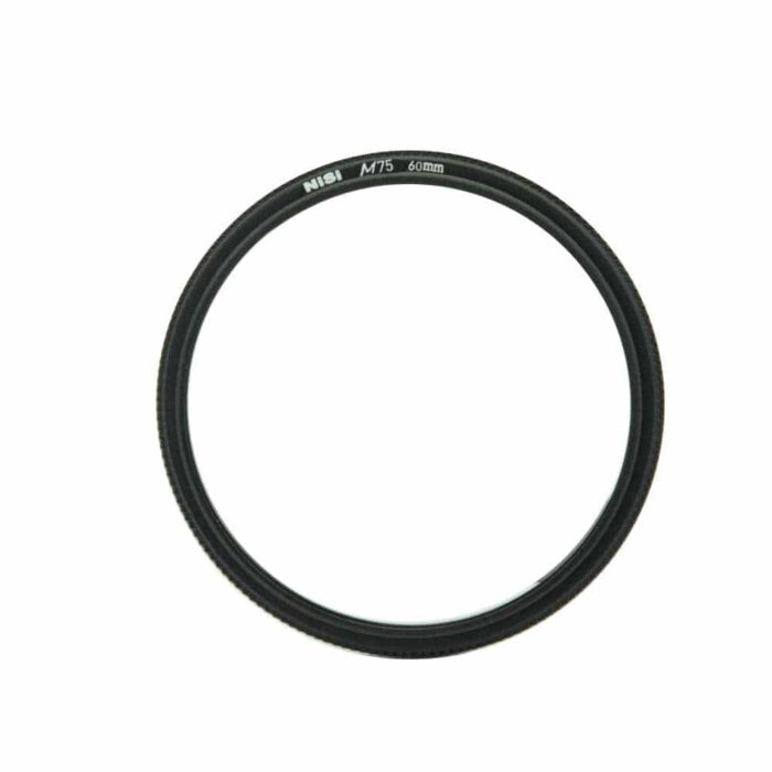 Bague d'adaptation NiSi 60mm pour porte filtre M75 Système 75mm